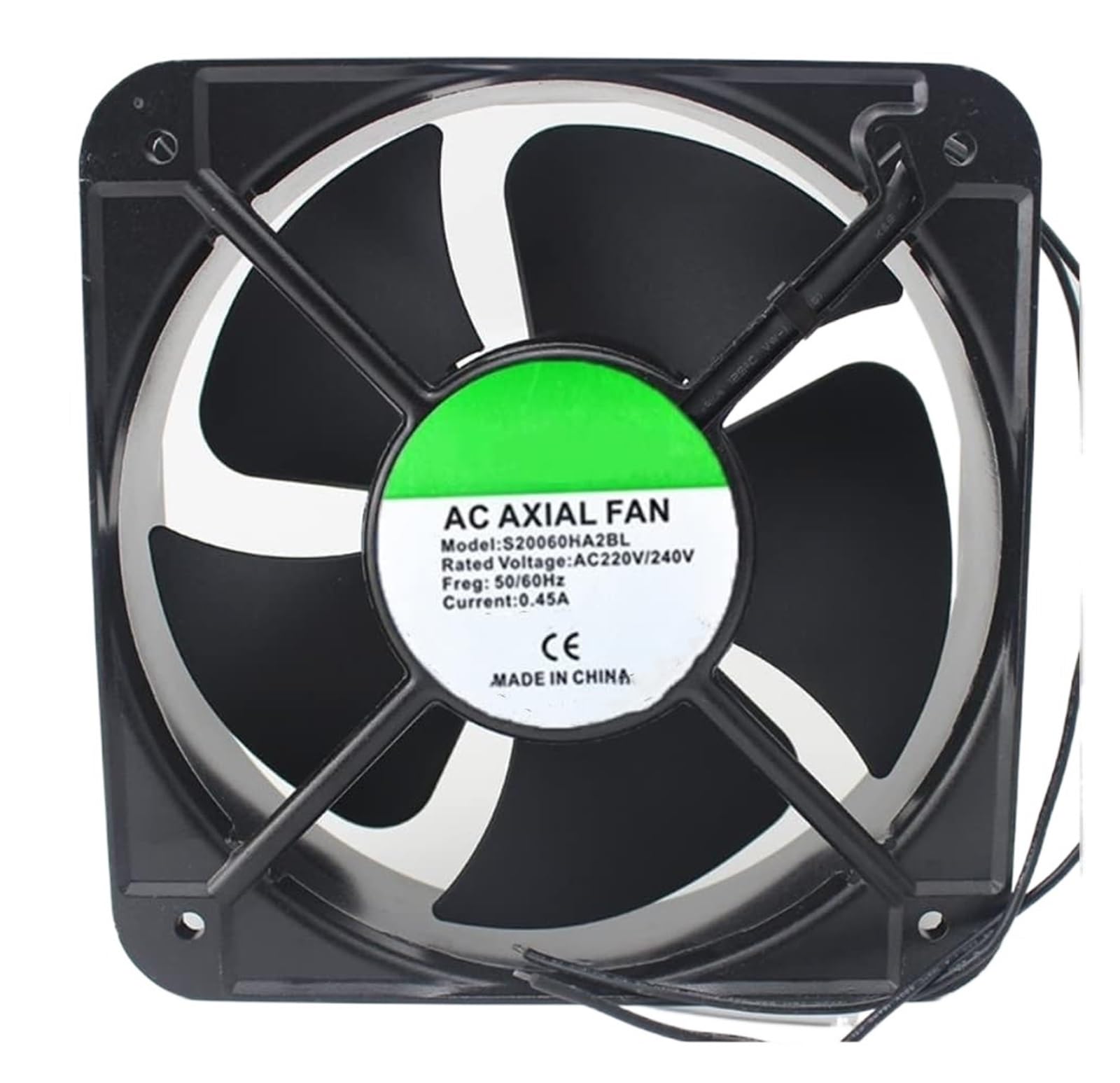 GJEXXPTST S20060HA2BL 220V 0.45A 20CM Cooling Fan
