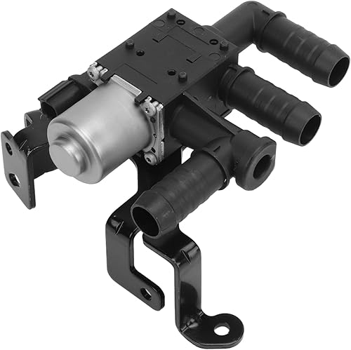 Miniatura 6 de Válvula de control del calentador de coche, metal negro de la válvula del calentador del sistema de enfriamiento CT43-18C310-AB para el vehículo