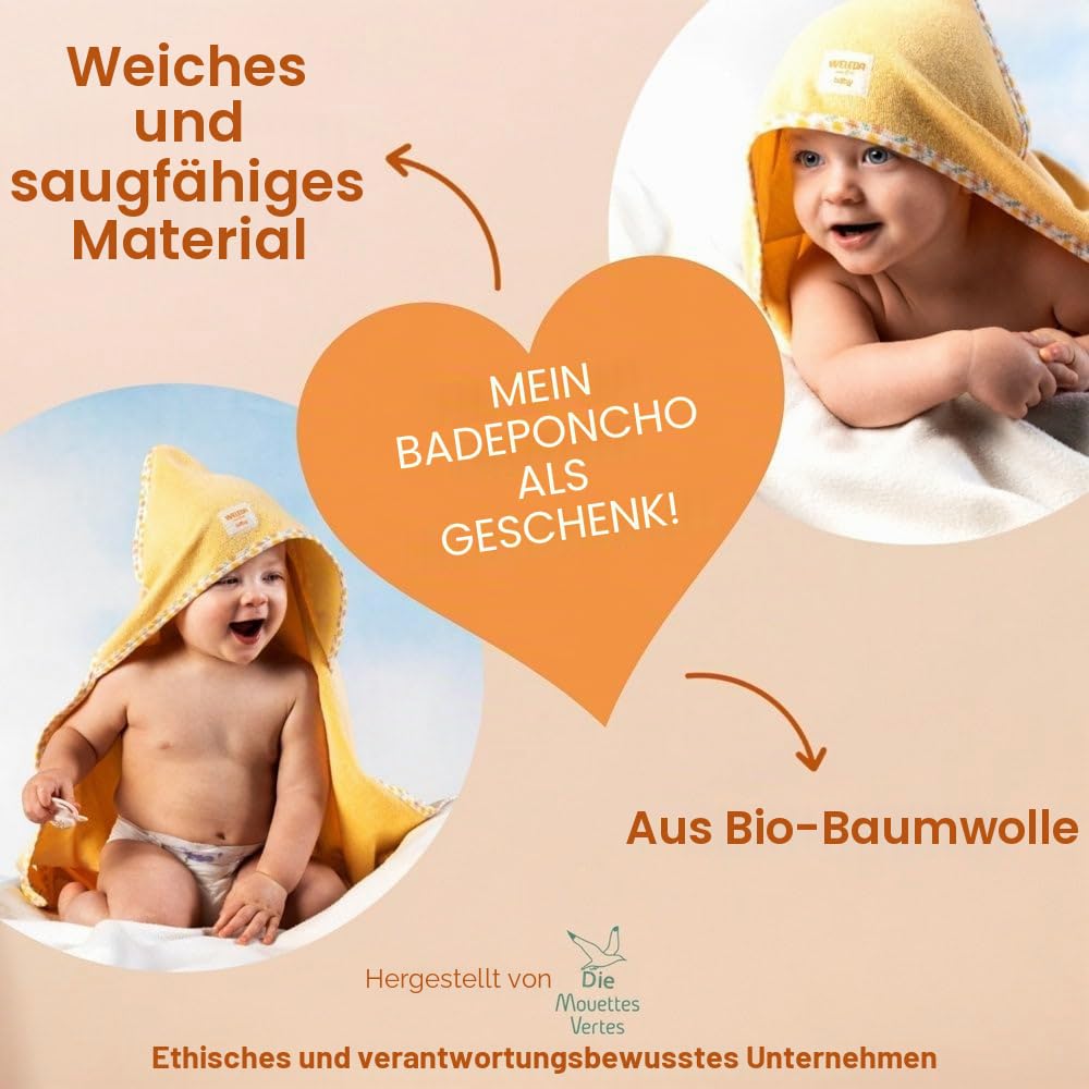 WELEDA - Geschenkset zur Geburt – sanfte Babypflege – für die tägliche Pflege – reinigt & schützt – Natur – 200 ml + 75 ml + 50 ml + 25 g