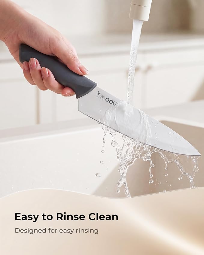 Set Cuchillos Cocina 5 Piezas Acero Alto Carbón Base Organizadora miniatura 7