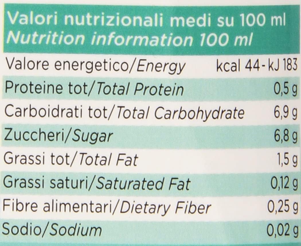6X Condorelli Bevanda al Latte di Mandorla Light Brik 1000ml - Senza Lattosio e Senza Glutine [CAIYA® BOX da 6 Confezioni]