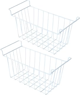 Générique Freezer Organizer, Stackable Food Storage Container, Clear Freezer Bottom Puller, 17.72 x 9.65 x 7.87 Inch, Pantry Organizer for Meat, Ice, Fruit, Vegetables