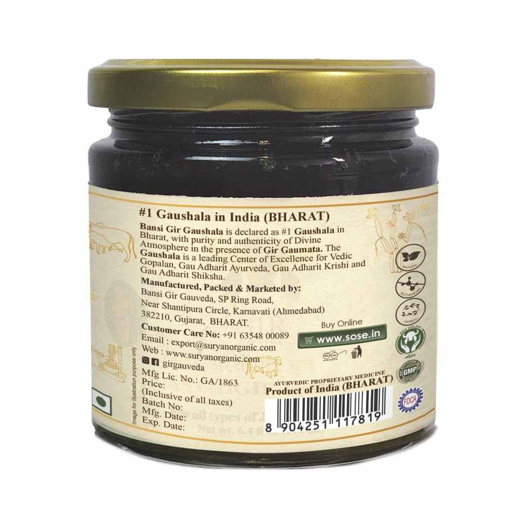 GIR GAUVEDA Asthigir Ghrit 190 ml (6,4 oz) – Ghee ayurvédico para el cuidado de las articulaciones | Ghee A2 de animales alimentados con pasto | Mantequilla clarificada |