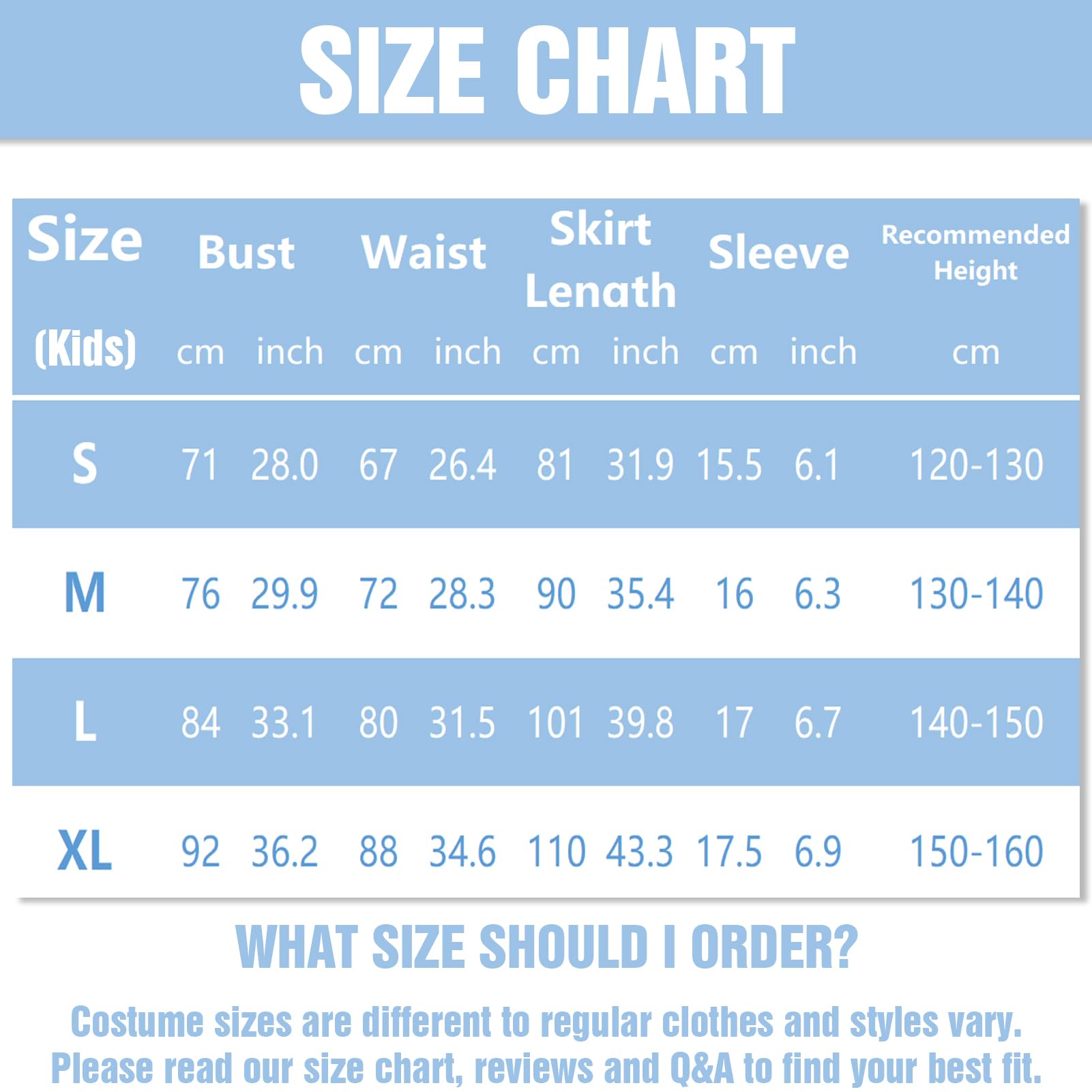 Raveparty Girls Blue Gingham Dress, Book Character Costumes for Girls World Book Day Costumes (Blue, M) - Image 4