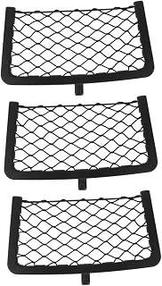 3pcs Rv Storage and Organization Car Organizer Car Net Phone Holder Mesh Net