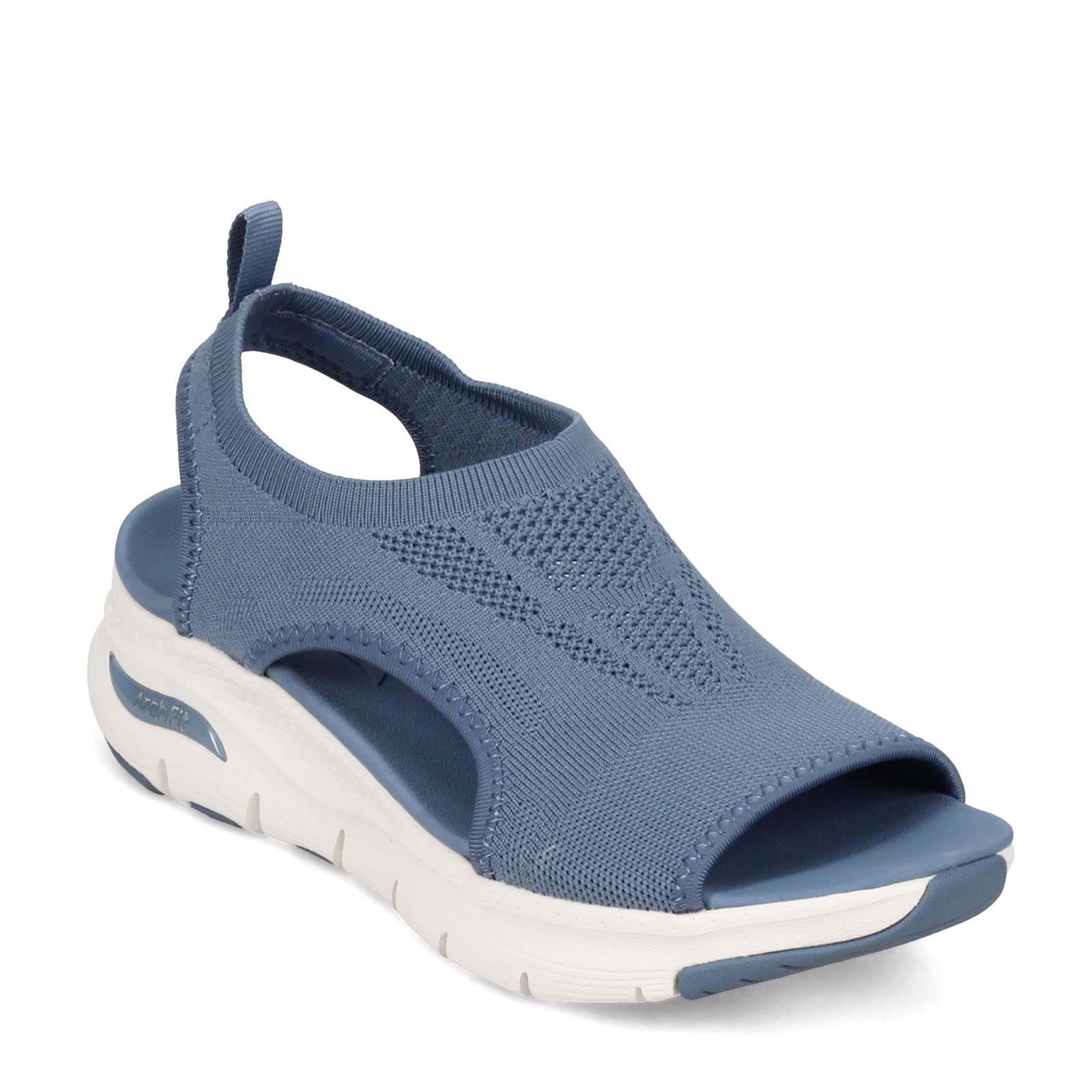 Skechers Arch Fit Women's City Catch Sport Sandal, Slate, 8 UK