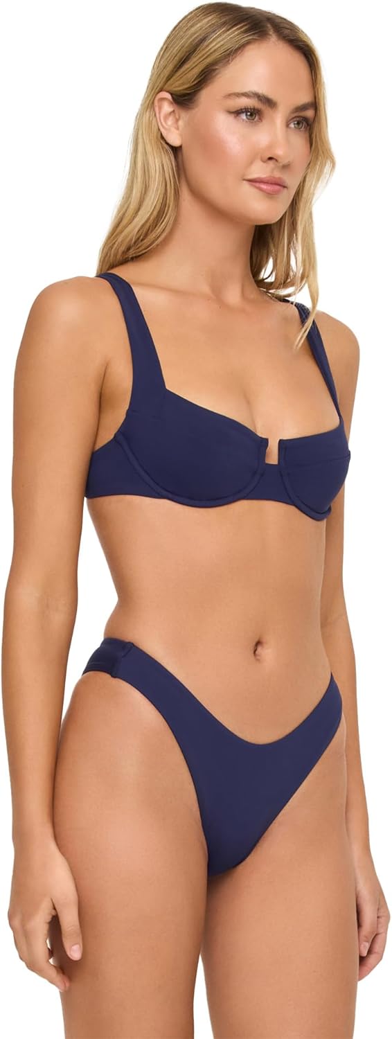 L*Space Rocky Bikini Bottom for Women, Classic Coverage, Low Waisted Bottom, Wide Strips on Hips, Swimsuit Bottom for Summer