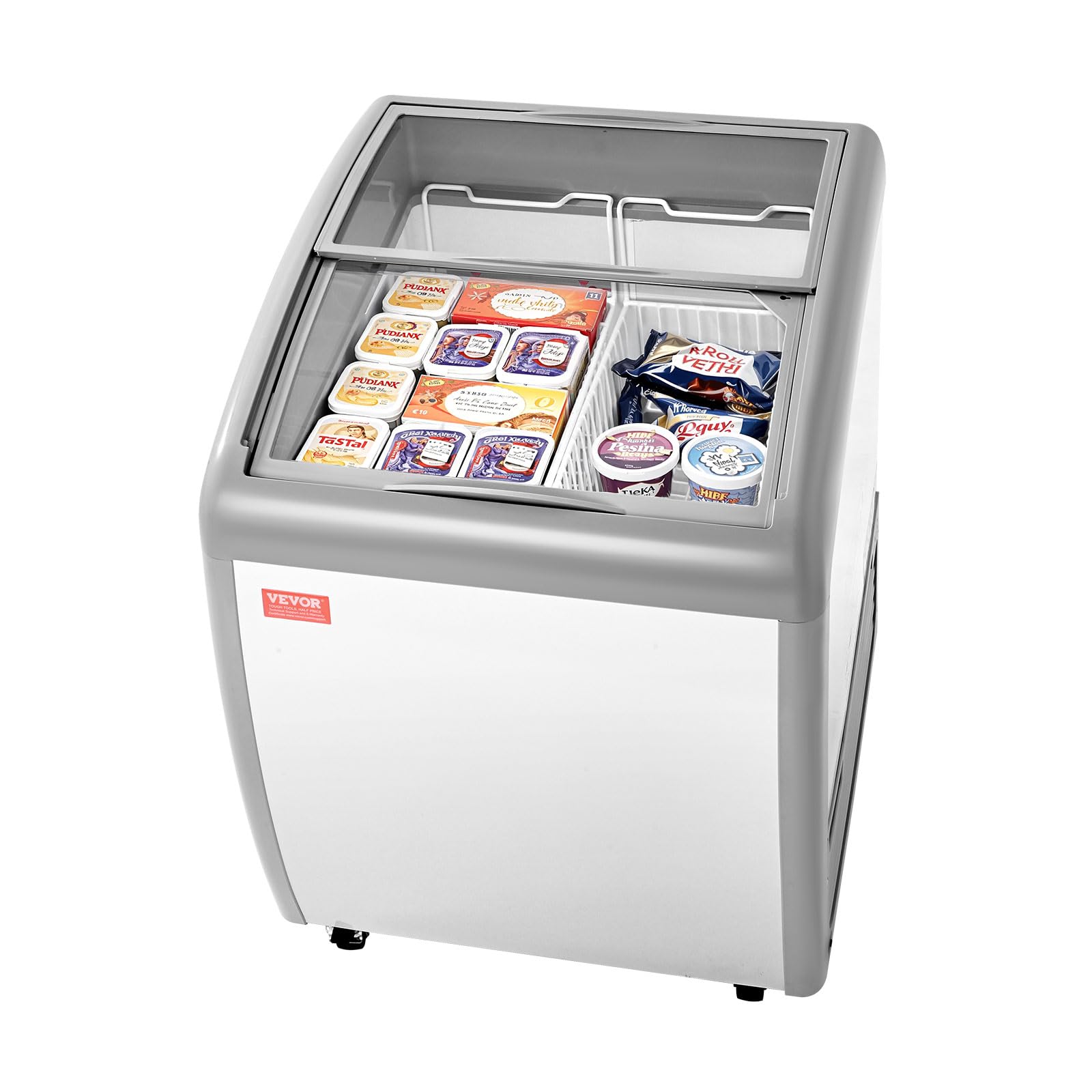 VEVOR Commercial Ice Cream Display Case