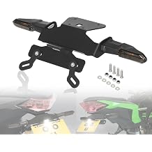 Fender Eliminator Accessories Compatible With Ninja300 EX300 2013-2020/ Ninja250 ZX250 2013-2017/Z250 2013-2018/ Z300 2015-2018 Rear Tail Tidy Equipped License Plate Mount LED Turn Signal KitSmoke