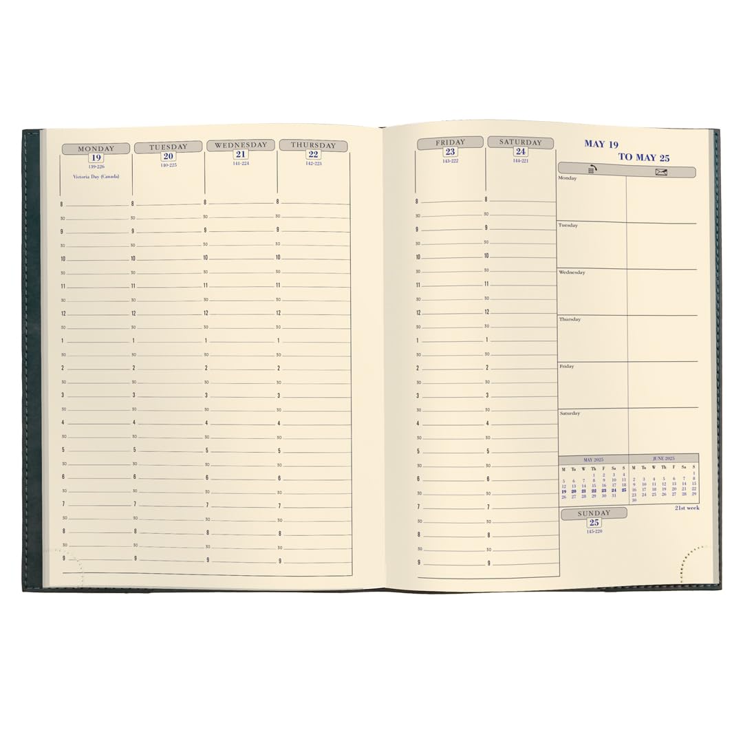 QUO VADIS2025 Refill For Visual Planner - Time Management Appointment Organizer