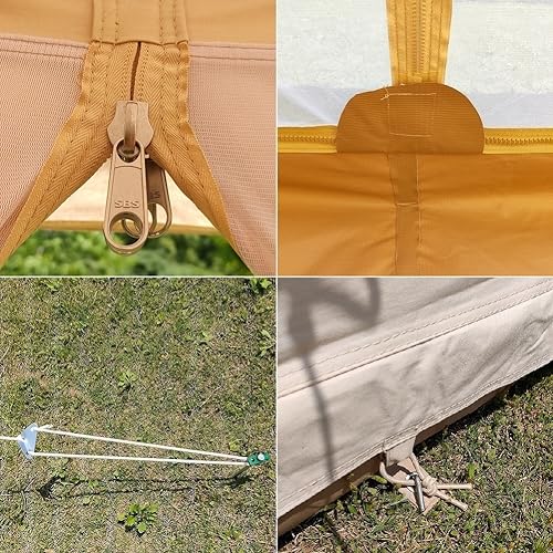 Carpa de campamento Dream House Bell para 4 personas impermeable miniatura 6