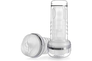 Tracy's Dog Transparent Sleeve Fleshlight Pocket Pussy: Crystal Clear Male Masturbator Sex Toy