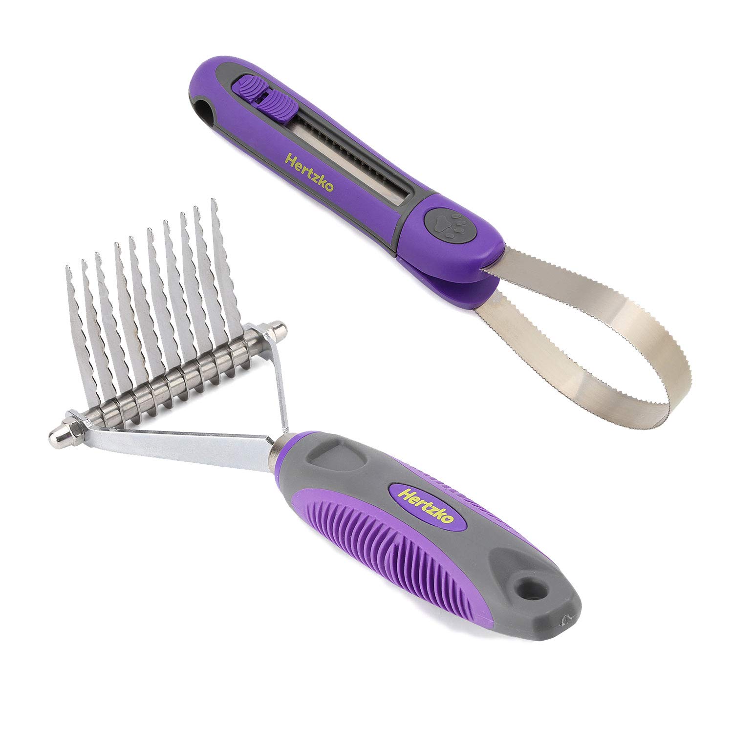 HertzkoDeshedding Tool Dematting Comb/Rake
