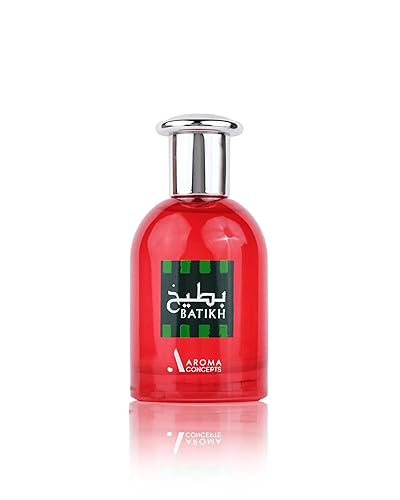 Paris Corner | Batikh Watermelon Perfume EDP 1.7 Fl Oz | Unisex Fragrance for Men & Women | Fresh Pear, Tangerine, Strawberry & Rose with Sweet Praline & Musk | Fruity Summer Scent - 1.7 Fl Oz (Pack of 1)