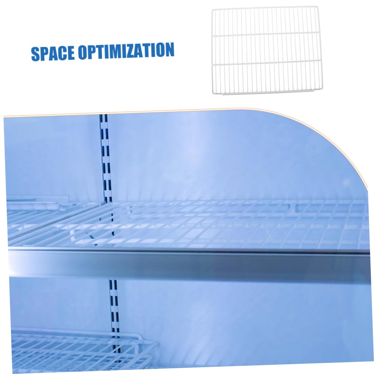 Divisor de Rejilla para Refrigerador Blanco, Acero, 1 Pieza