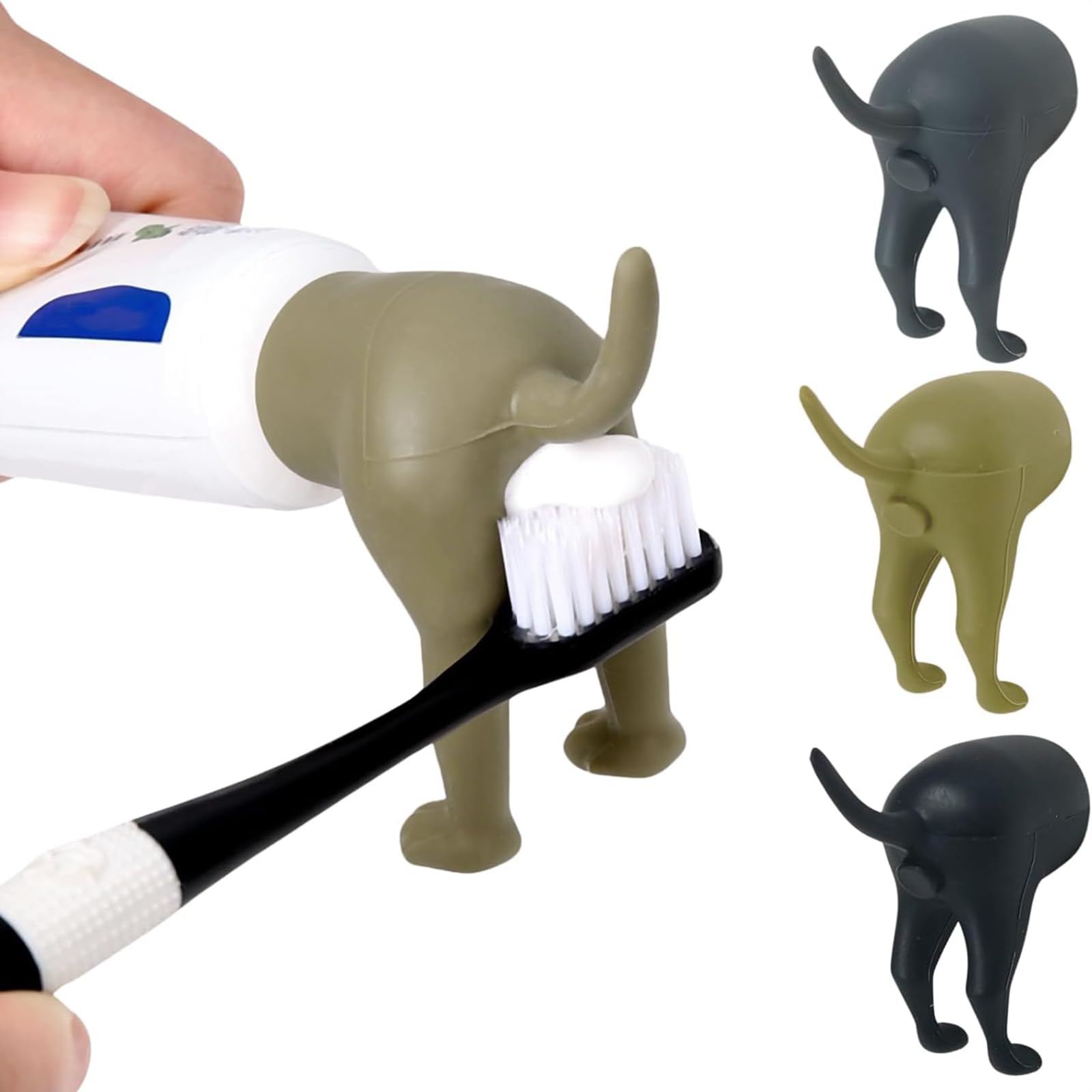 Bouchon De Dentifrice Amusant Pour Crottes De Chien, Distributeur De Dentifrice Créatif, Décoration Amusante, Distributeur De Dentifrice (marron Unique