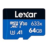 Lexar Scheda Micro SD 64 GB, Scheda di Memoria microSDXC UHS-I Senza Adattatore SD