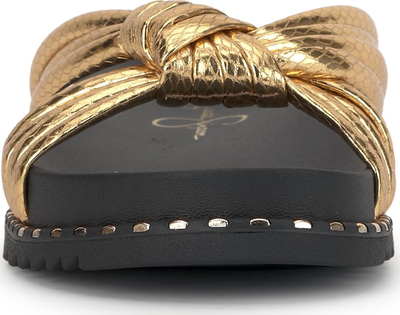 Chaussures à talons Jessica Simpson Cilleva serpent doré 41 confortables - 2