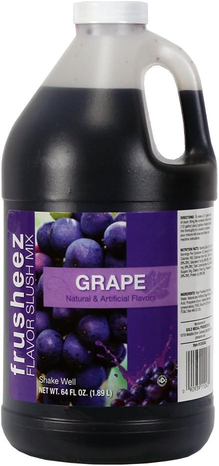 Grape Slush and Slushie Mix, 1/2 Gallon