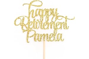 Personalized Retirement Cake Toppers with ANY NAME