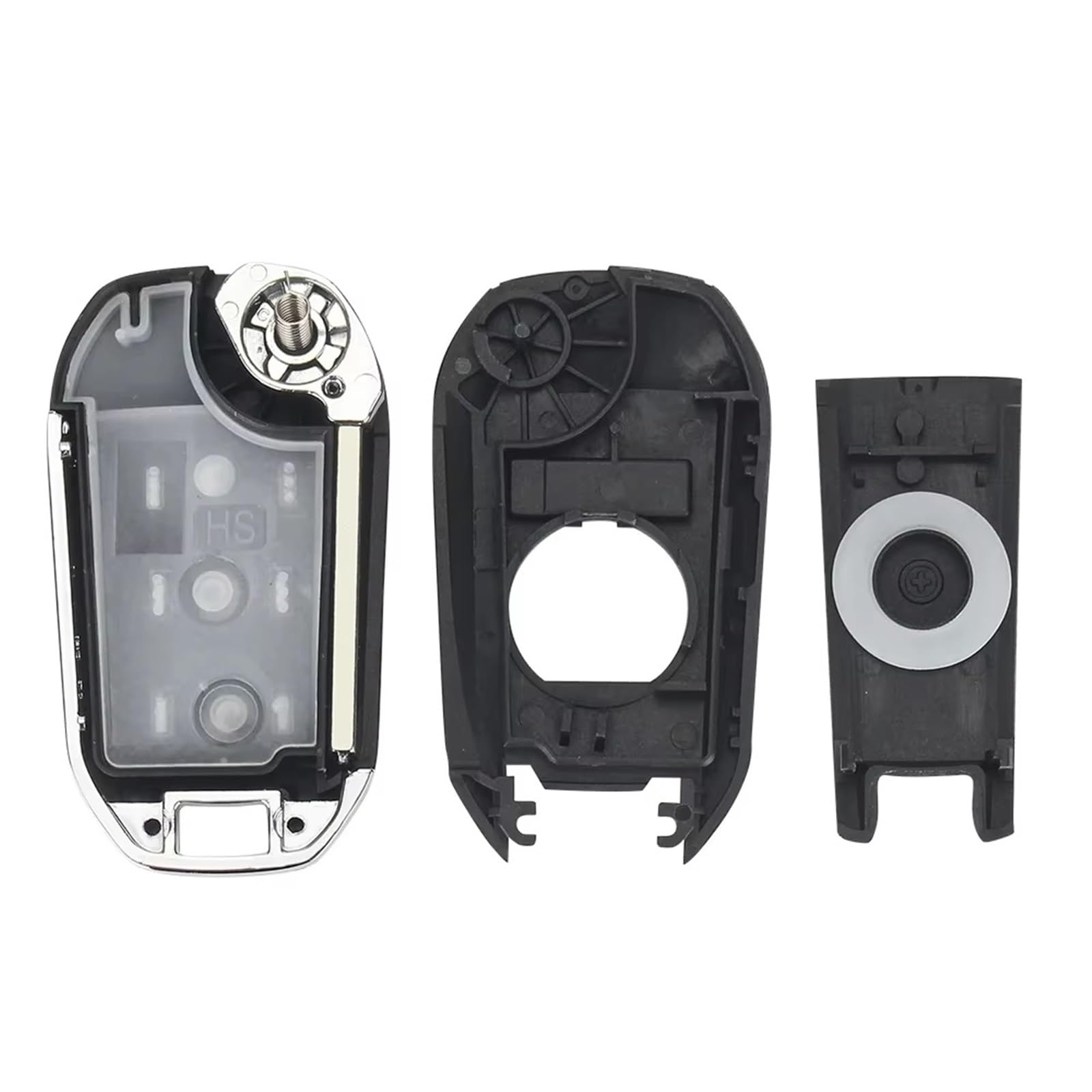 Compatibile Con Citroen Per C3 C4 Per Cactus 2012 2013 2014 2015 2016 2017 2018 2019 2 Pezzi Di Involucro Chiave Telecomando Auto Portachiavi Pieghevole A Ribalta(Model2 HU83)