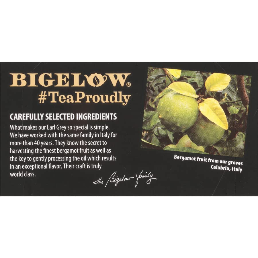 Bigelow, Earl Grey Tea (Decaffeinated), 20 Count(Pack of 1)