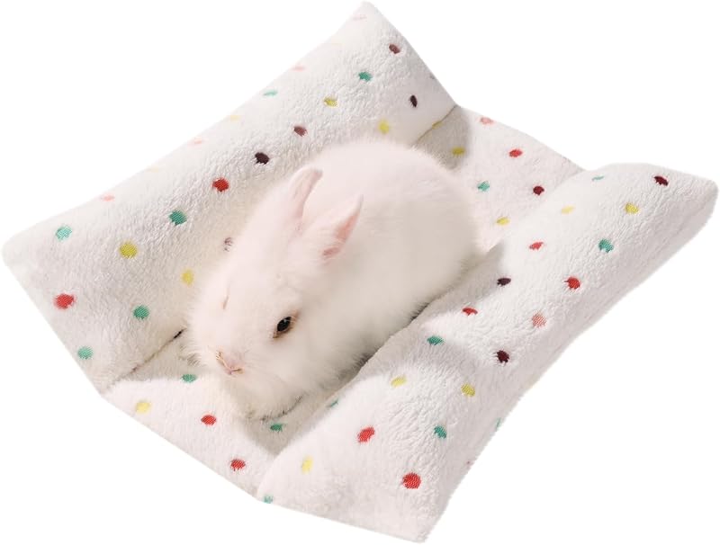 Cama para Coelhos e Pequenos Animais Rodizoo em Pelúcia Reversível com Espuma, 38,1 x 30,48 cm, Modelo RB3