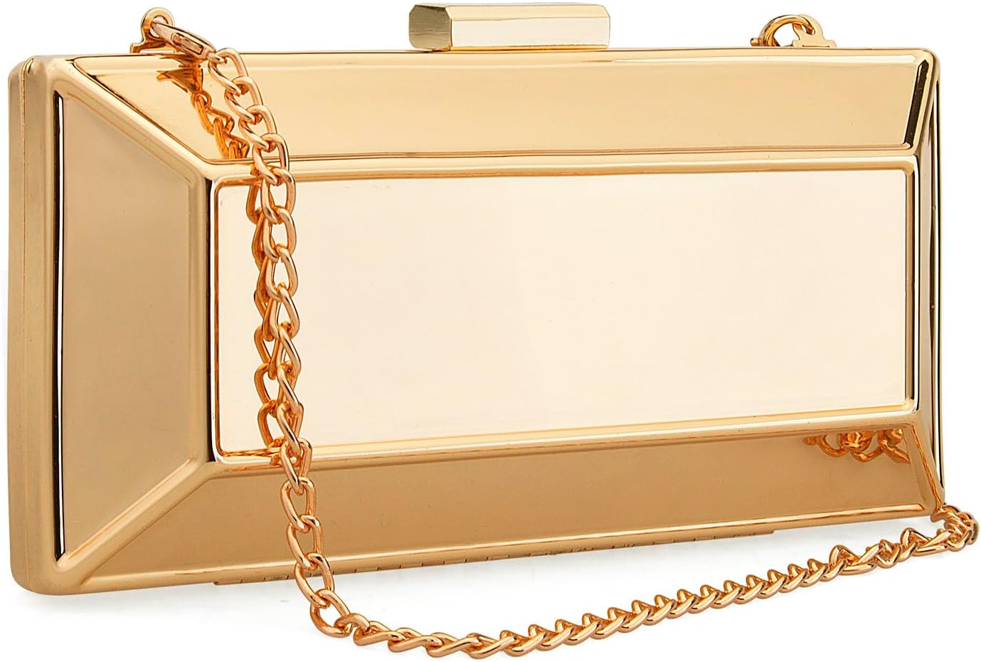 jessie Clutch Purses for Women Formal, Acrylic/PU Leather Evening Bag with Chain, Handbag for Weddings Party Prom