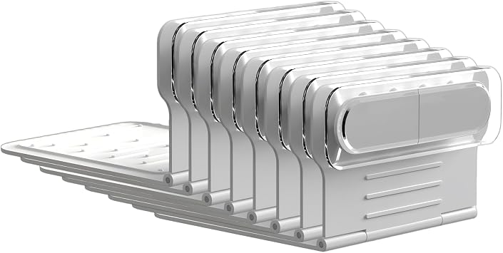 Bed Sheet Holders for Corners 8 Pack - Adjustable Elastic Fitted Sheet Clips for Deep Pocket Mattresses, Anti-Slip Corner Fasteners, Needle-Free Grippers, Universal Fit for All Bed Sizes, White