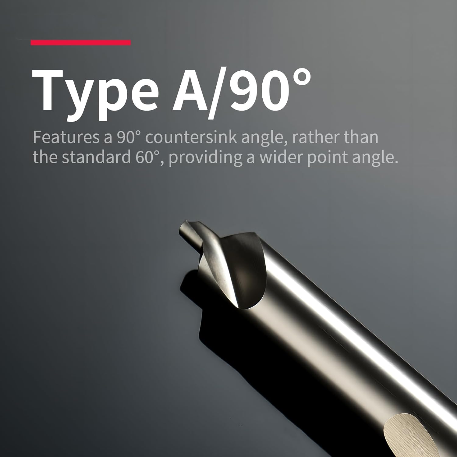 A1.5 Standard Centre Drill, High-Speed Steel 90-Degree Centre Drill DRINYOUNG (Type A, A1.5（90°） 10pcs)