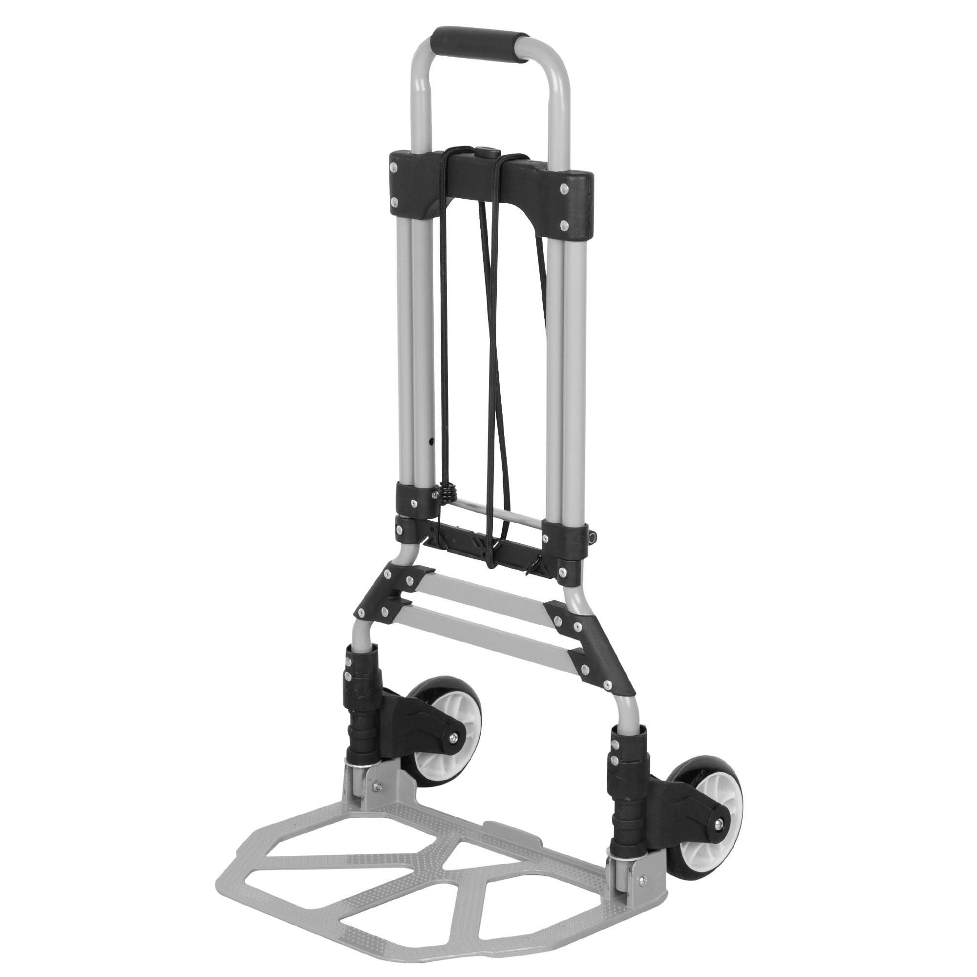 AKTIVE Carrello da spiaggia multiuso, Dimensioni 40x40x75/100 cm, Estensibile, Alluminio, Con corda elastica per un maggiore fissaggio, Supporta fino a 70 kg, Carrelli da trasporto (62458)