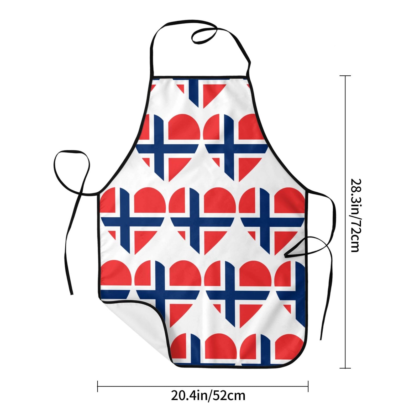 Tablier de cuisine unisexe avec drapeau écossais pour homme et femme