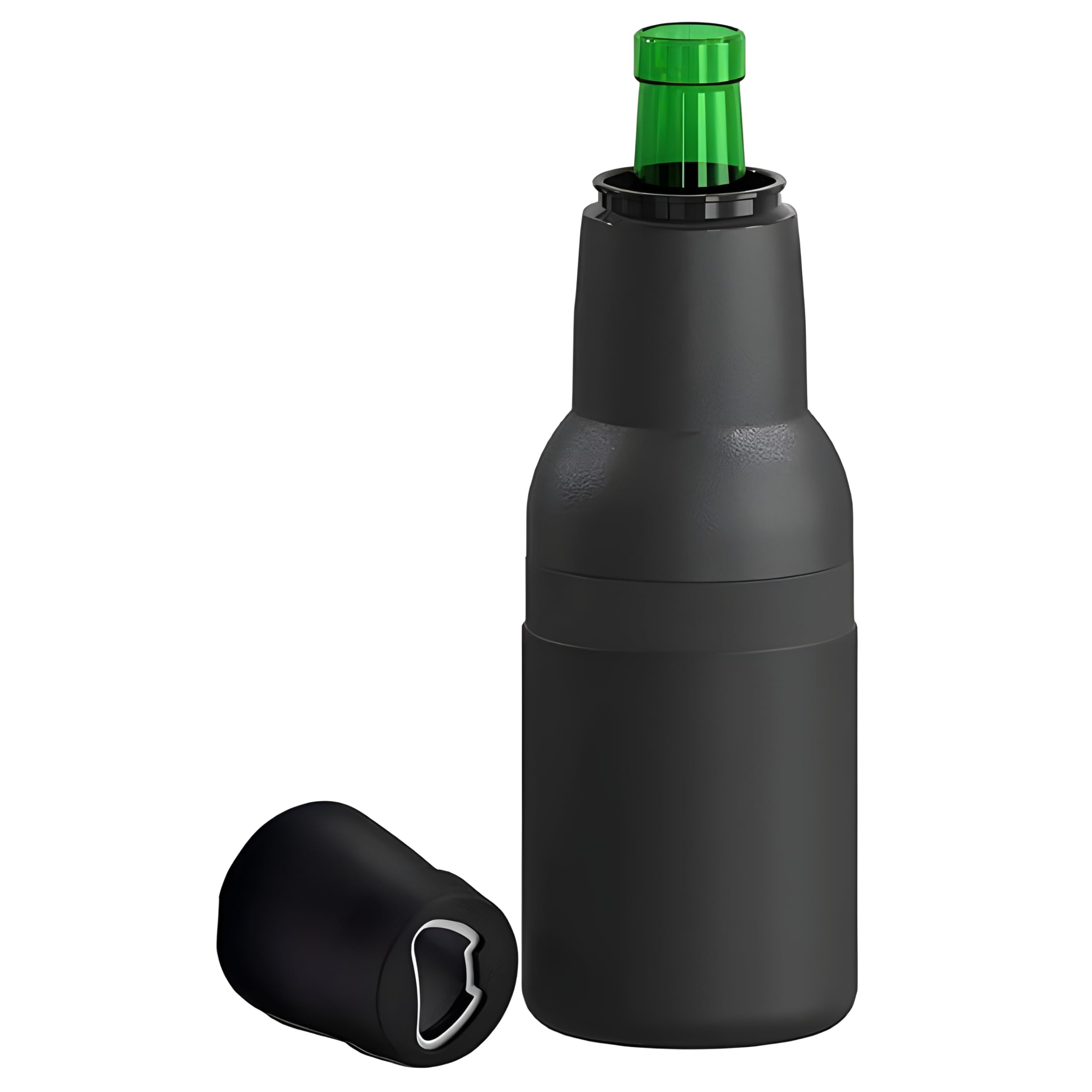 Motka 3-in-1 Can & Beer Bottle Cooler with Built-in Opener | Vacuum Insulated Stainless-Steel Holder | Fits 330ml/500ml Cans & 330ml Bottles/Pints | Drink Chiller for Outdoor & Party (Black)-image-47