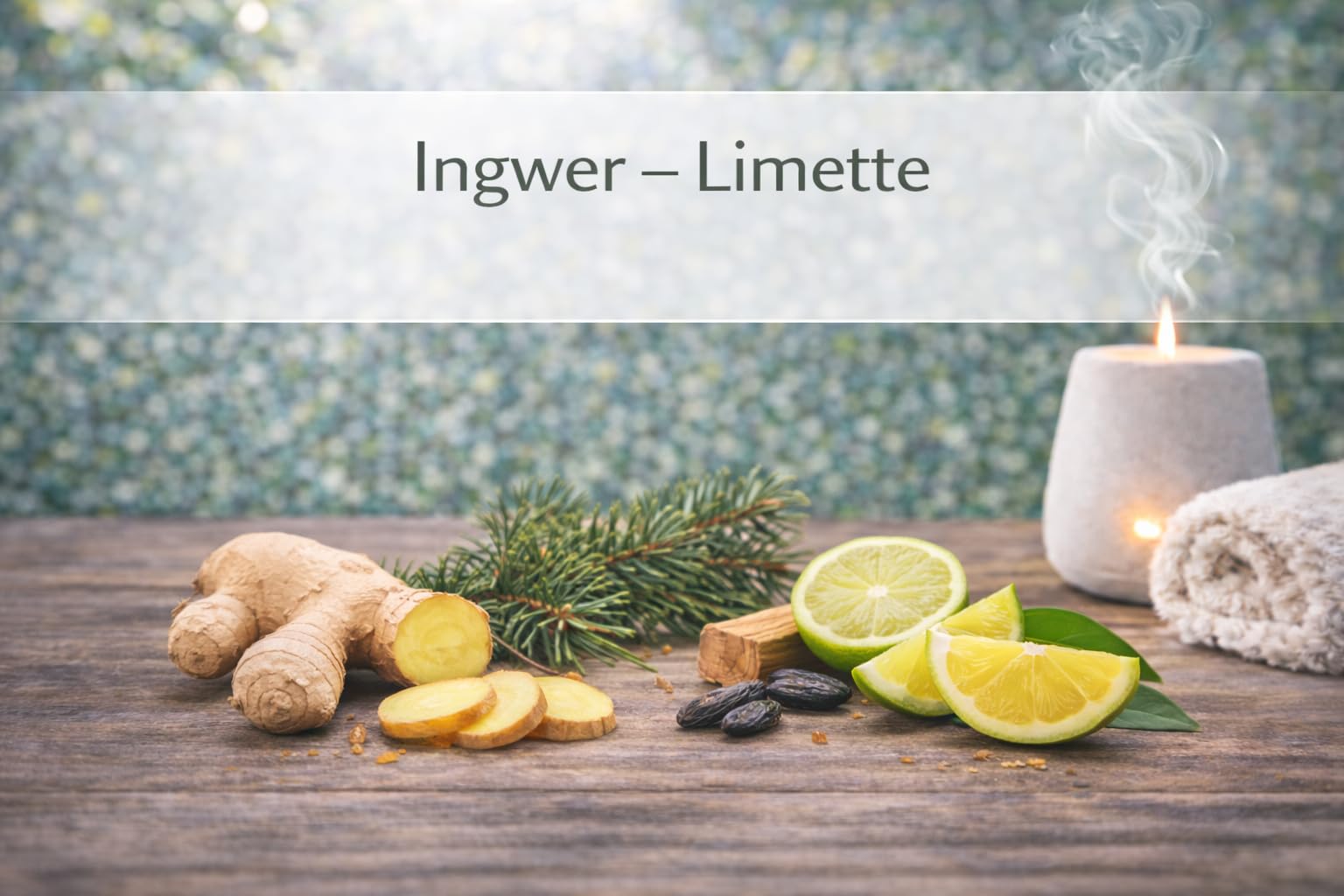 Ätherische Ölmischung Ingwer-Limette 250 ml – naturrein – für Saunaaufguss, Diffusor & Duftlampe