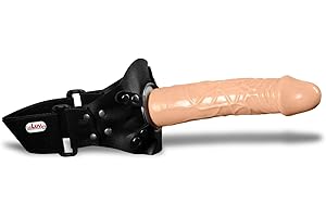 Head, Leg, Knee, Face Harness Dildo with 7 Inch Strap-On