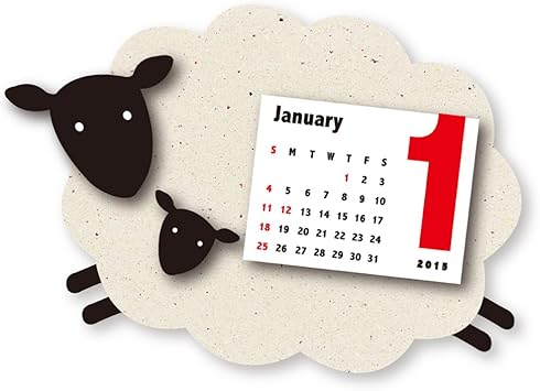 Amazon A P J 15年度カレンダー Keisodoペーパー アニマル卓上ヒツジカレンダー No 173 カレンダー 文房具 オフィス用品