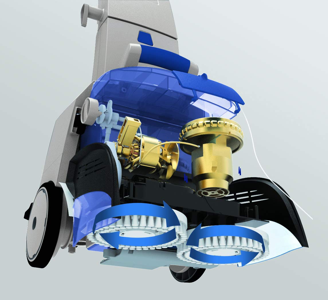 Koblenz CC-1210 Deep Cleaning Machine Upholstery | Carpet Cleaner with Hose Upholstery Accessory And Brushes WhiteBlue CC-1210 For Home and Kitchen For Everyday Use product thumbnail 7
