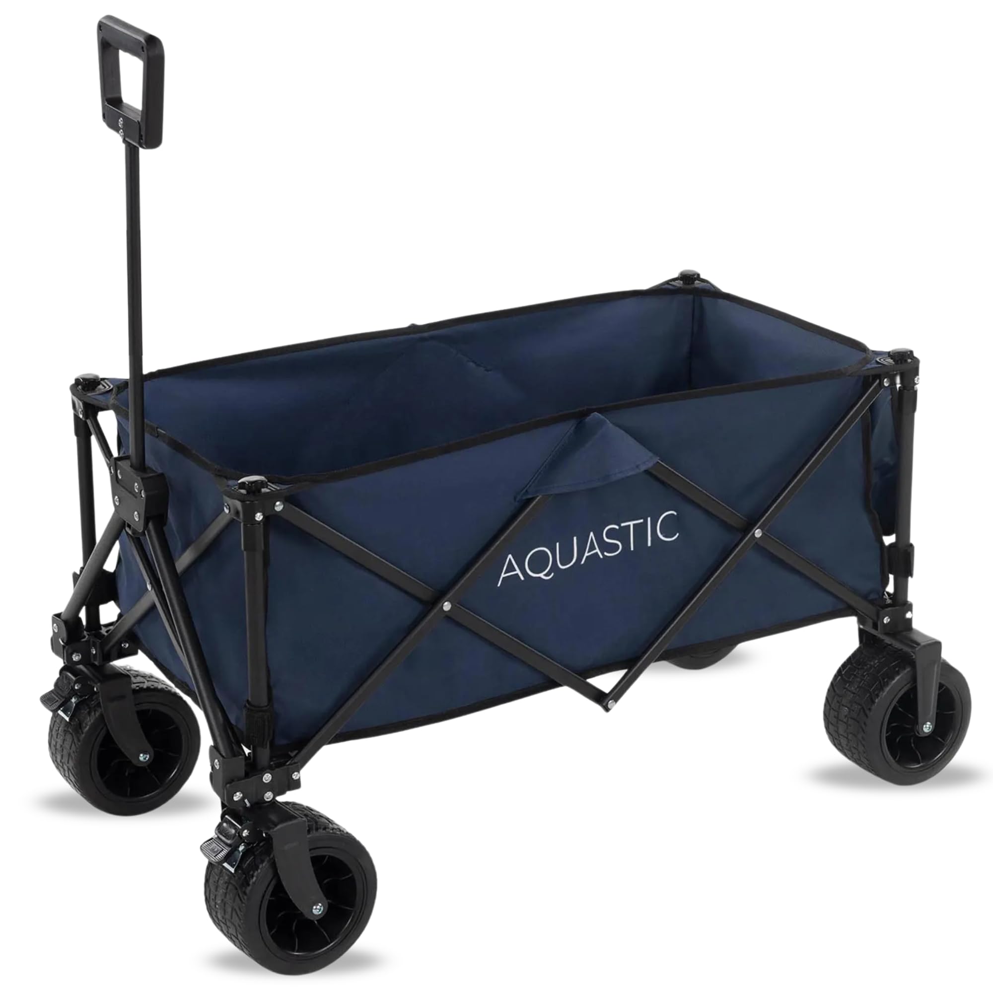 Outsunny Carrello Da Giardino Pieghevole Con Maniglia E 5 Sacche 108x55x93 Cm Verde~1ebeuhns1o001
