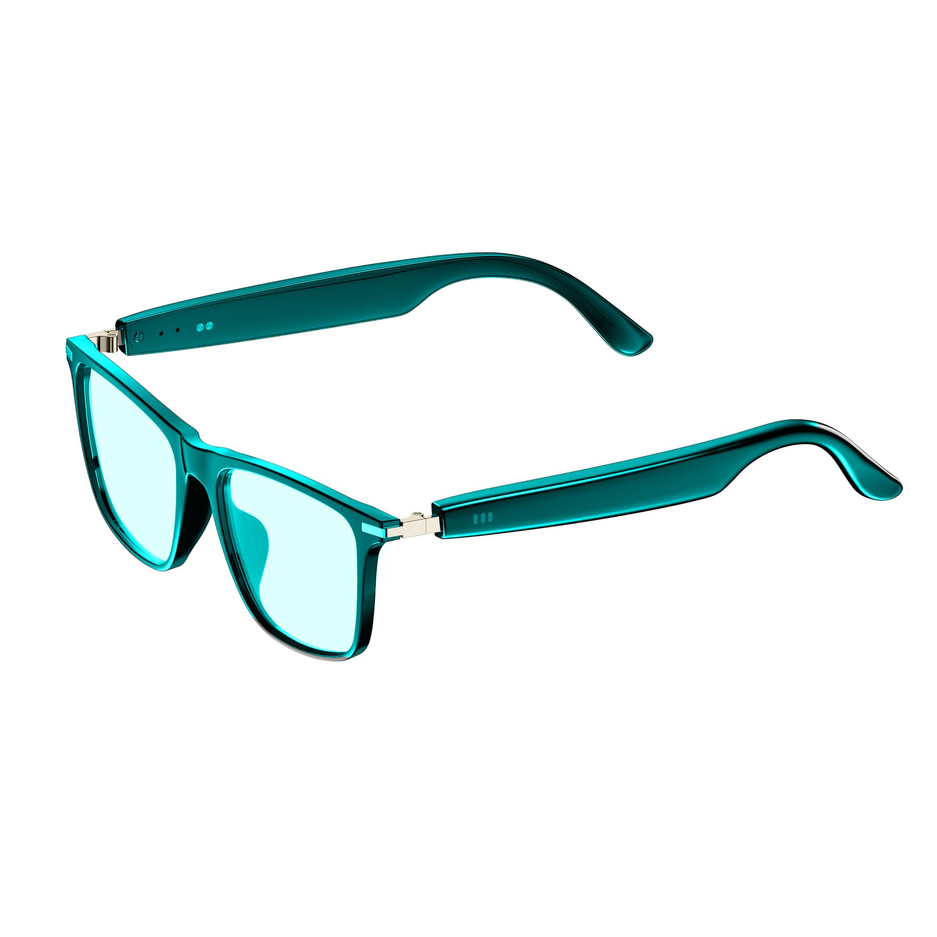 LYFDUW Ai Translation Smart Glasses Bluetooth for Men Women with 140 Language Real-Time Translation Immediately,Travel Meeting Trade Business (Blue)