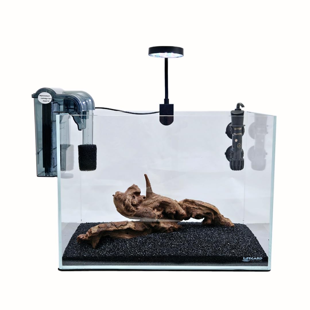 Lifegard - Sabbia per acquario, 11,3 kg, colore: Nero satinato