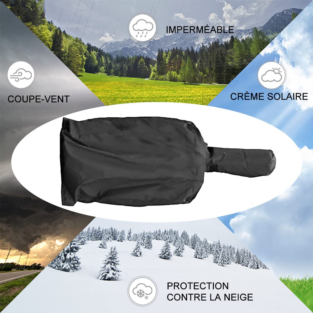 Housse de Protection imperméable pour Four à pizza 170x65x55 cm résistant Pluie Poussière