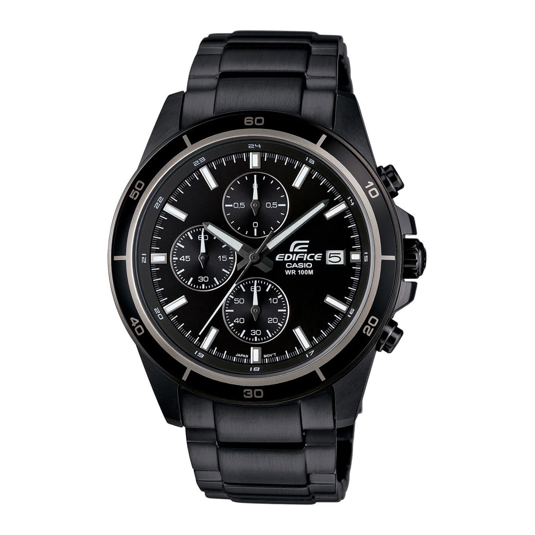 Casio Edifice EFR-526BK-1A1VUDF Black Analog Dial Black Stainless Steel Band Men's Watch Chronograph 100M Water Resistant ... - Review, Price and Buying Guide
