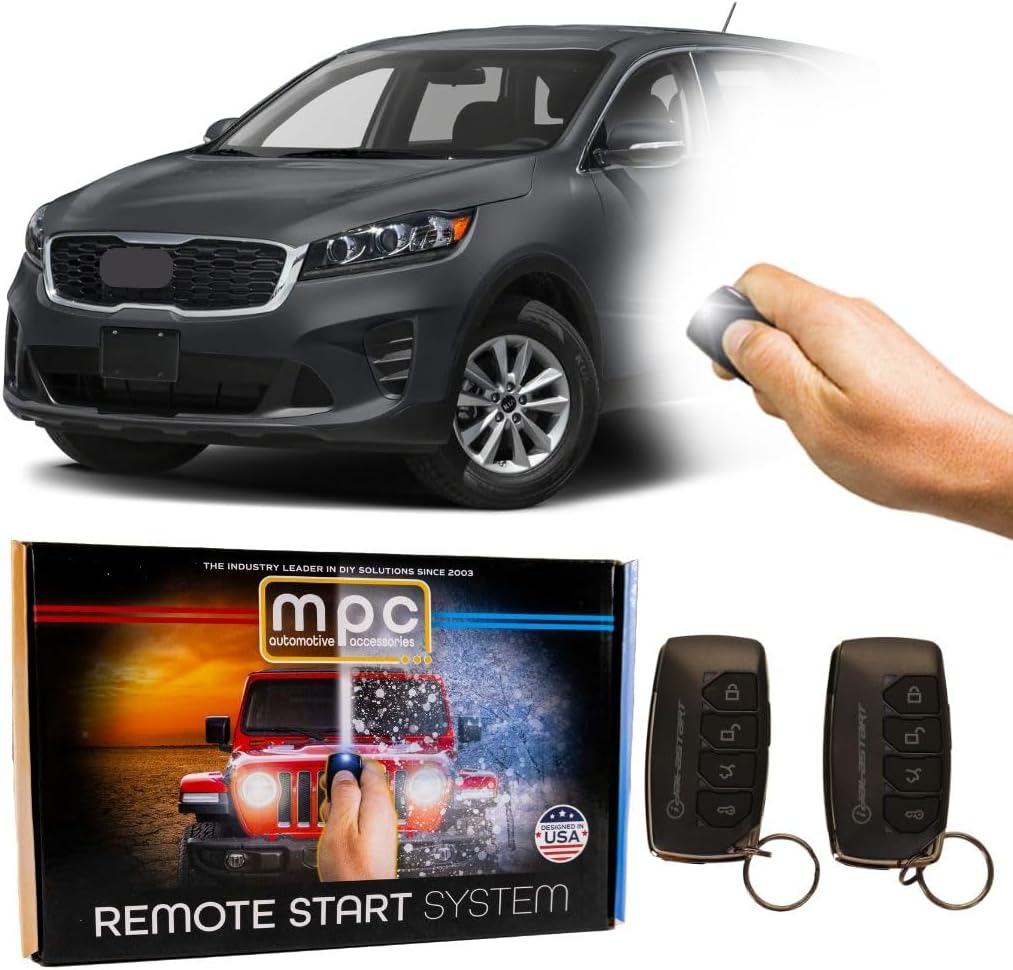 MPC Remote Start Kit Compatible with Kia Sorento 2016-2020 || Plug and Play || Lock 3X to Start || USA Tech Support