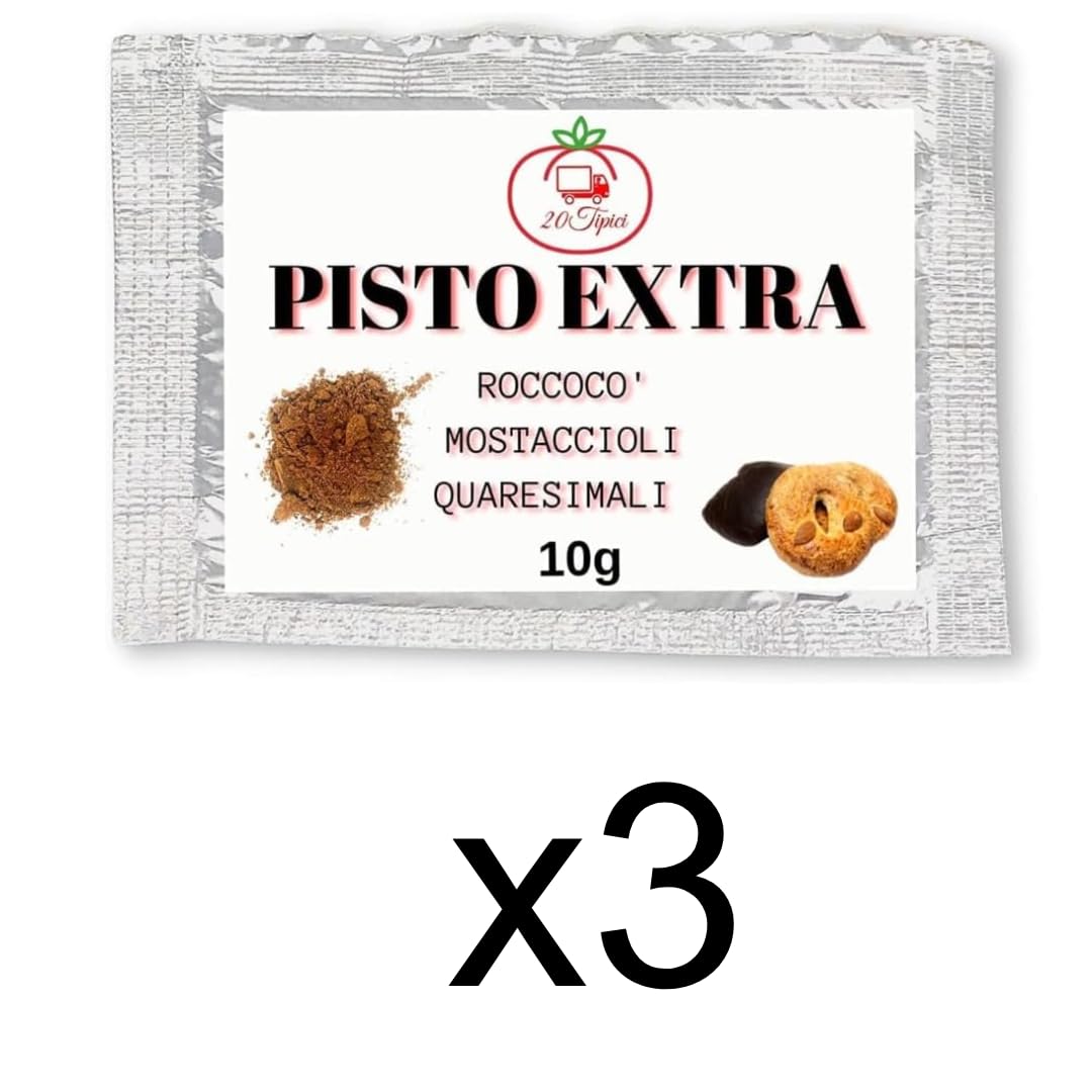 Pisto para rococó y mostaccioli 30 g – Mezcla de especias para dulces, pan de jengibre, muffin, pastel de ciruela – canela, nuez moscada, clavo de olor, cilantro