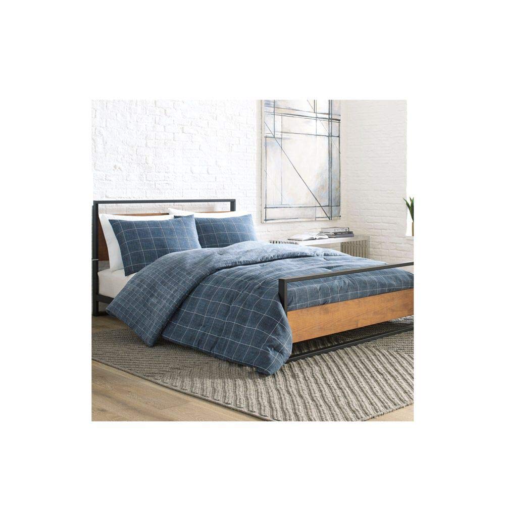 Kenneth Cole New York Holden Grid - Set copripiumino per letto king