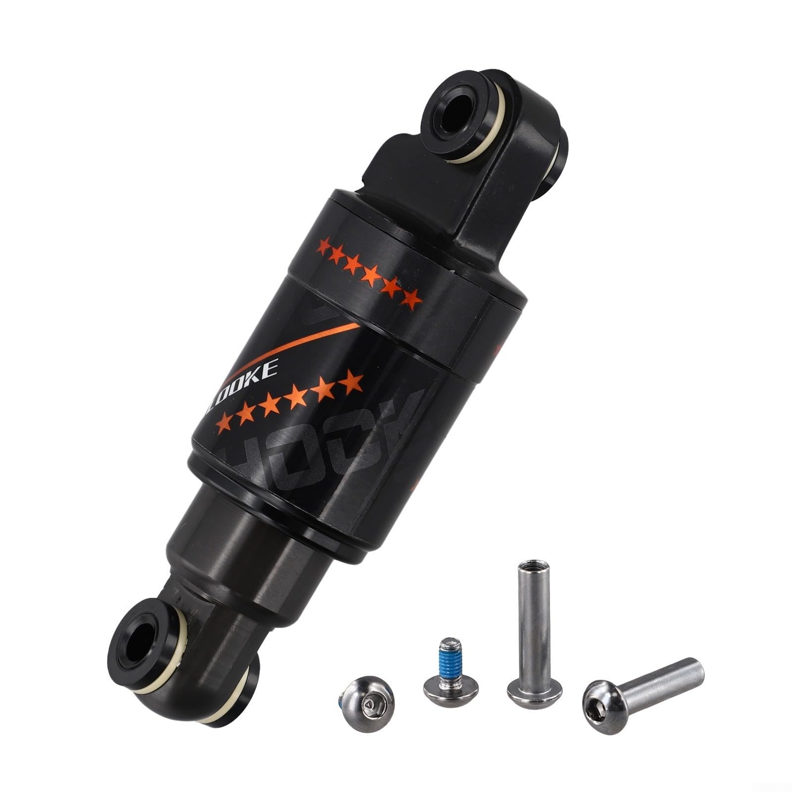 Amortisseur de trottinette électrique en alliage d'aluminium, capacité de 453,6 kg, couleur noire (120 mm, 250 kg)