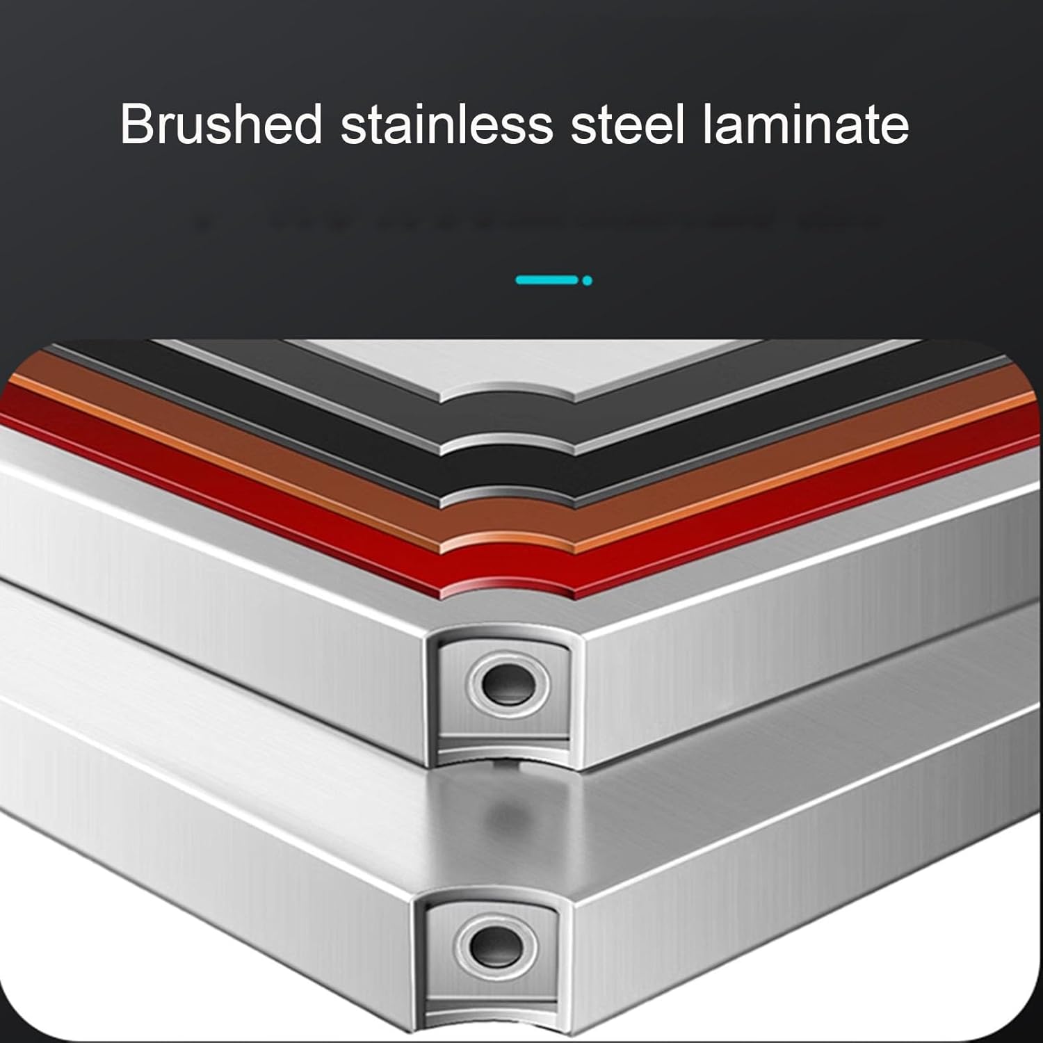 3 Tier Stainless Steel Workbench Raised Enclosure Kitchen Shelves Standing Prep Table Threaded Height Adjustable Work Table for Kitchen Bathroom and Bedroom(60x50x100cm/23.6x19.7x39.4)