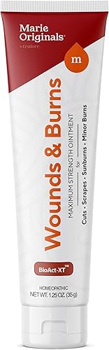 Marie Originals Crema reparadora de piel totalmente natural Ungüento de recuperación rápida de heridas y quemaduras Minimiza la visibilidad de