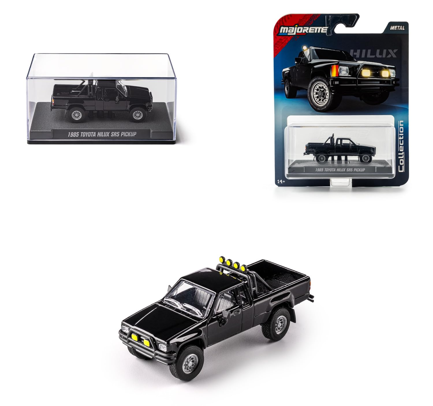 Amazon.com: Jada Majorette Collection – 1985 Toyota Hilux SR5