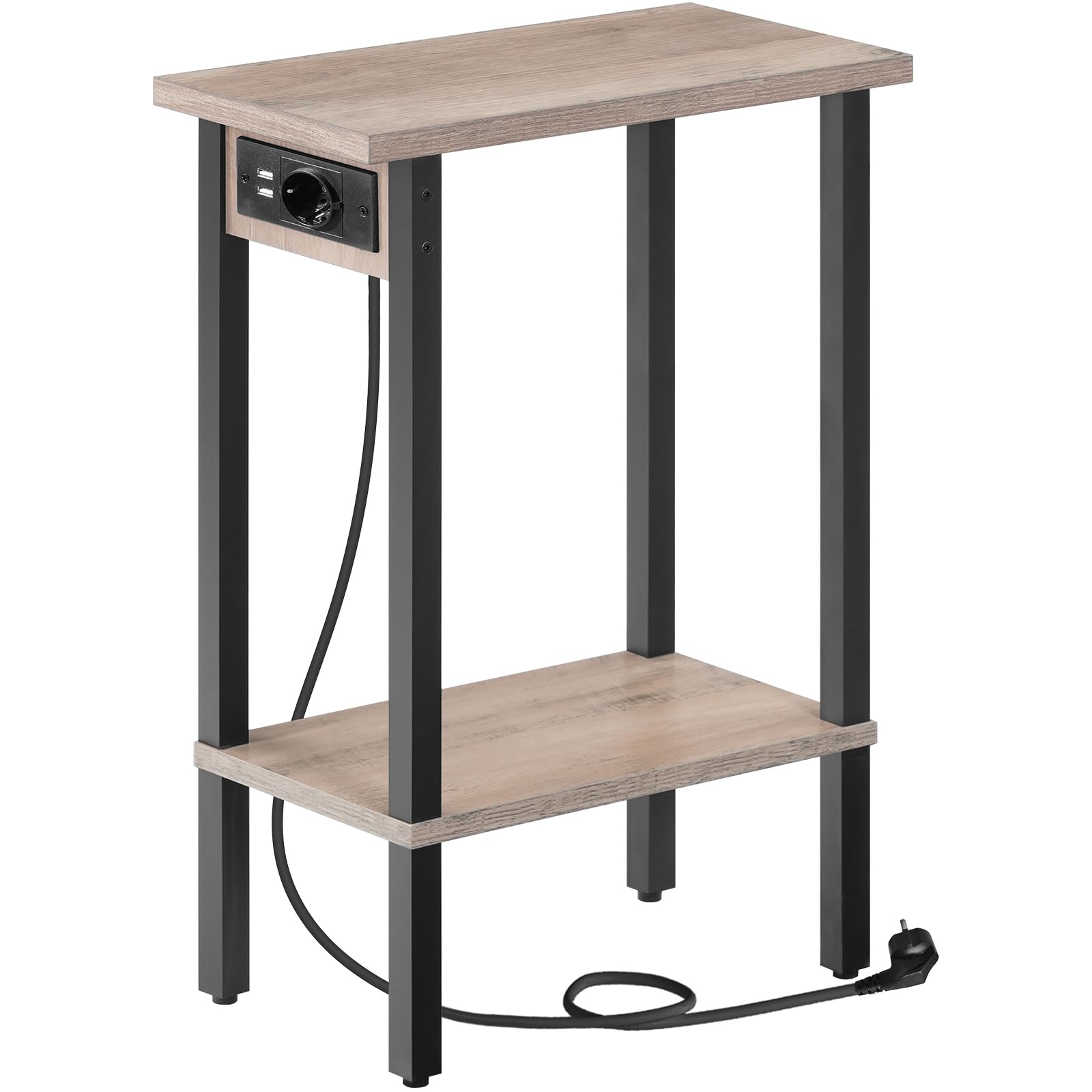 hoobro table d'appoint étroite